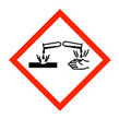 ce pictogramme represente un produit corrosif ou caustique il peut provoquer des brulures, la clcv touraine vous renseigne