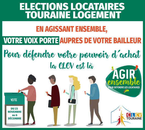 elections hlm 2022 Touraine Logement la clcv touraine presente des listes aux elections des representants des locataires